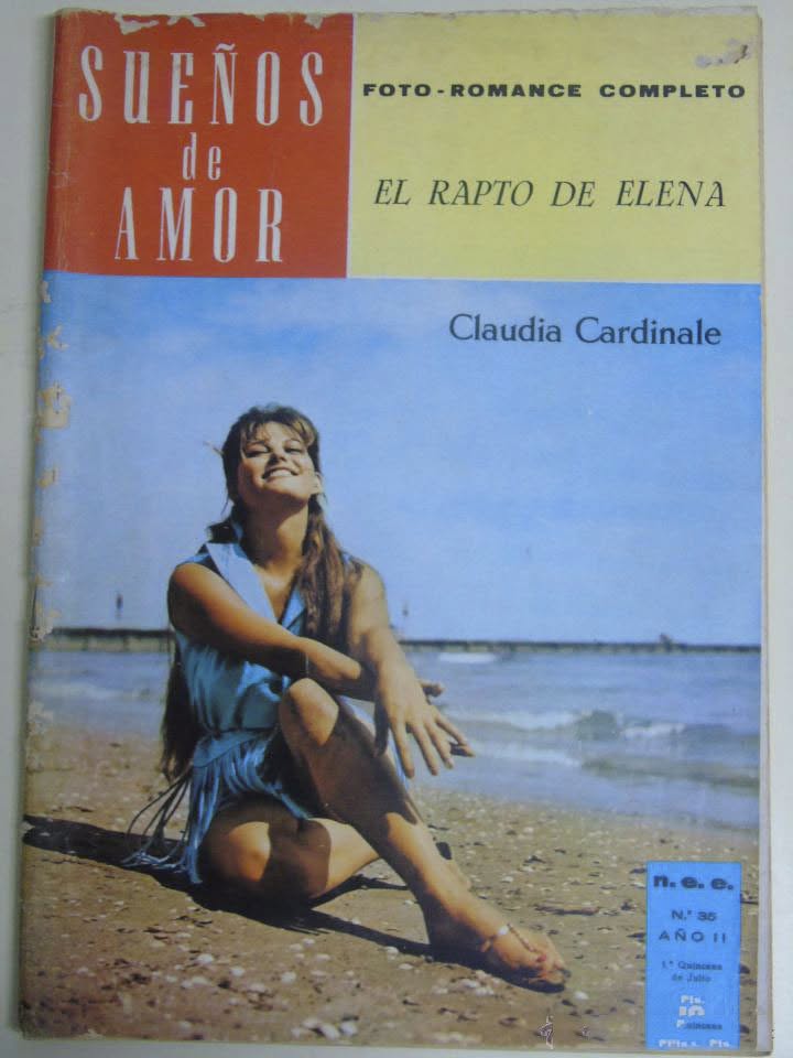 SUENOS DE AMOR magazine side cover Issue 35  July 1966