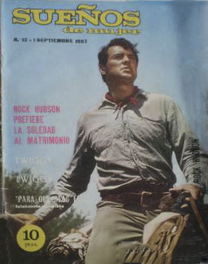 SUENOS DE MUJER magazine side cover Issue 12  September 1967