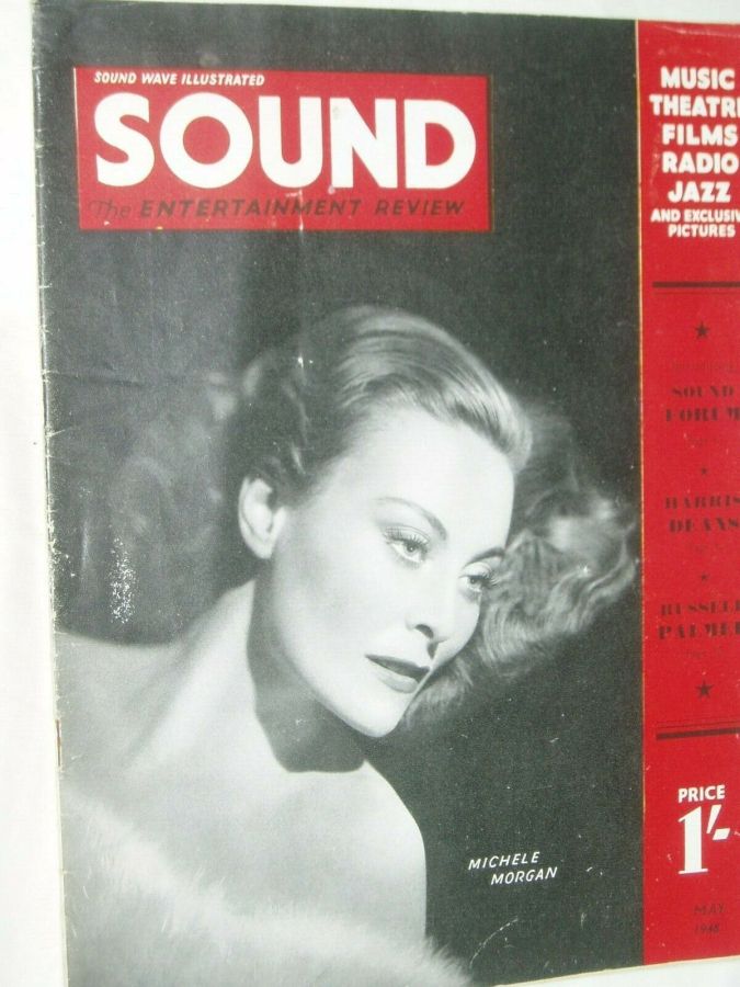 SOUND (UK) magazine side cover  May 1948