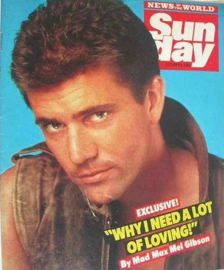 NEWS OF THE WORLD SUNDAY magazine side cover 6 October 1985