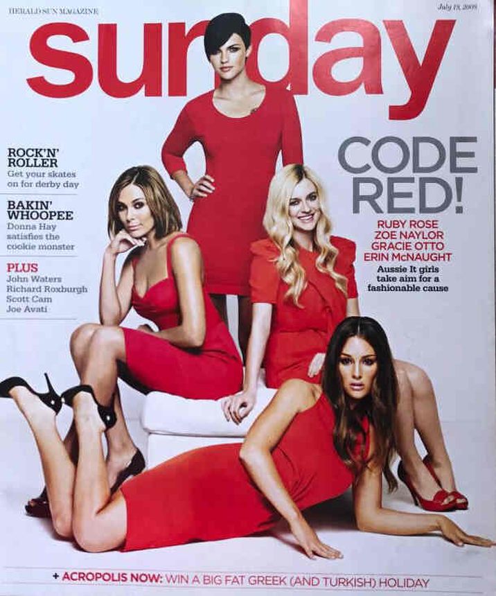 SUNDAY HERALD MAGAZINE magazine side cover 19 July 2009