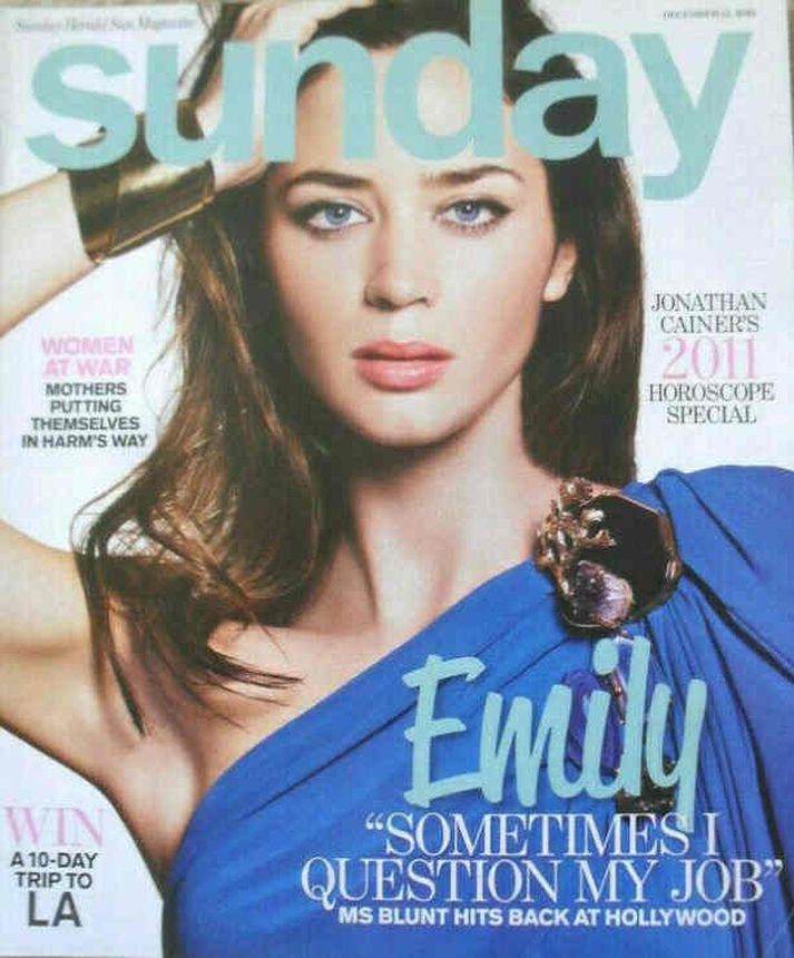 SUNDAY HERALD MAGAZINE magazine side cover 8 December 2009