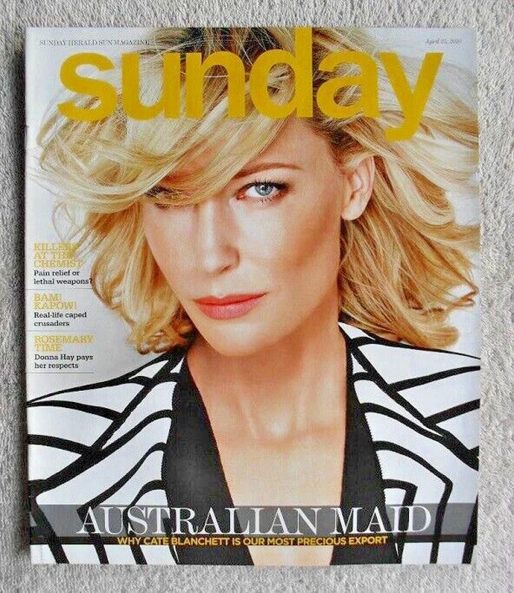SUNDAY HERALD MAGAZINE magazine side cover 25 April 2010