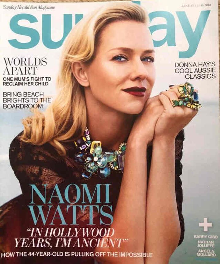 SUNDAY HERALD MAGAZINE magazine side cover 13 January 2013