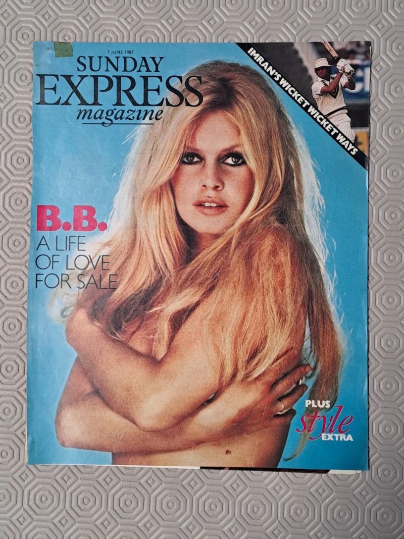 SUNDAY EXPRESS S MAGAZINE magazine side cover 7 June 1987
