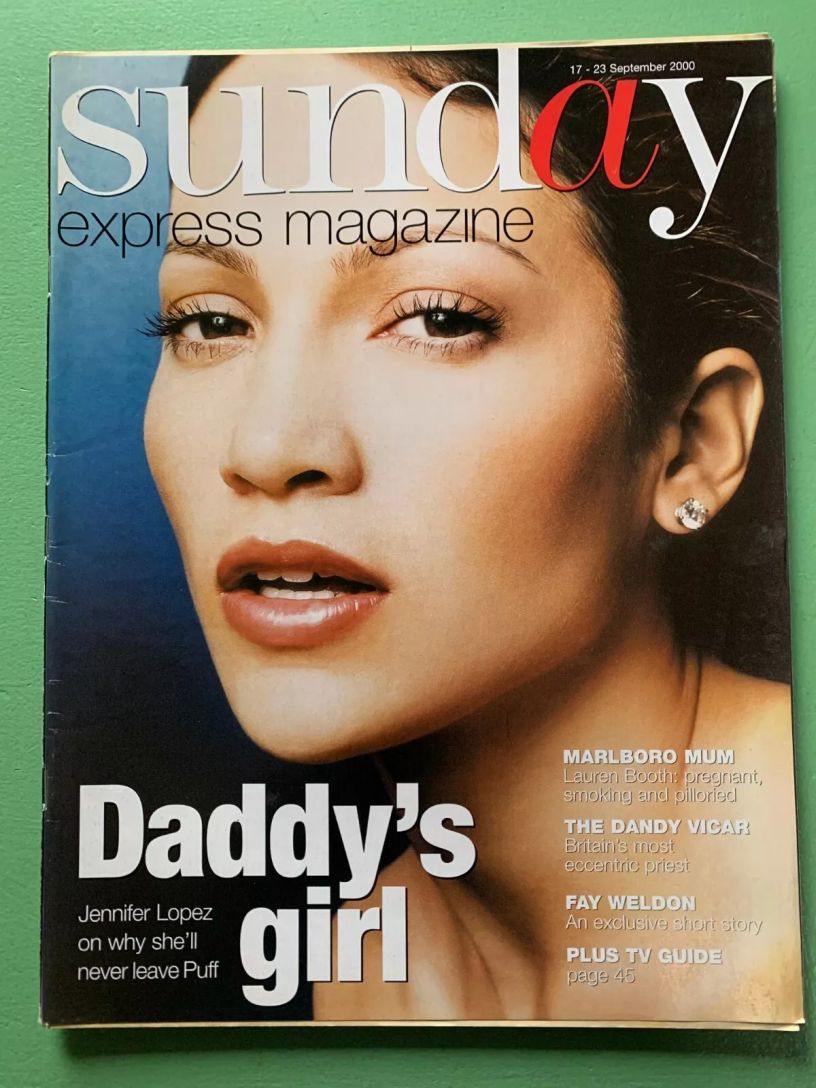 SUNDAY EXPRESS S MAGAZINE magazine side cover 17 September 2000