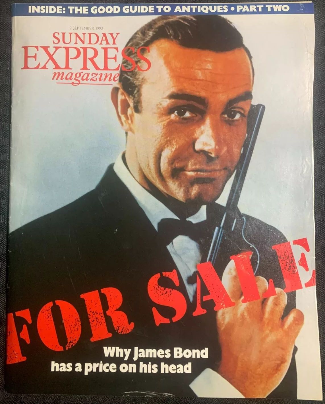 SUNDAY EXPRESS S MAGAZINE magazine side cover 9 September 1990