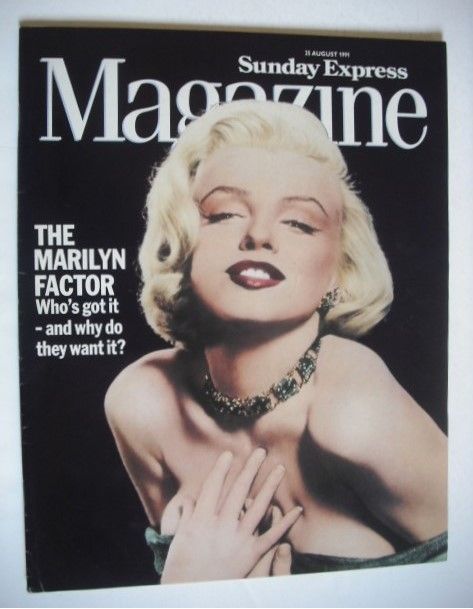 SUNDAY EXPRESS S MAGAZINE magazine side cover 25 August 1991
