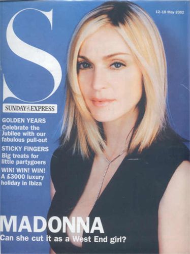 SUNDAY EXPRESS S MAGAZINE magazine side cover  May 2002