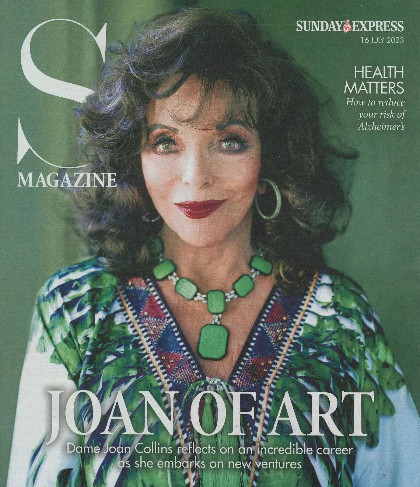 SUNDAY EXPRESS S MAGAZINE magazine side cover 16 July 2023