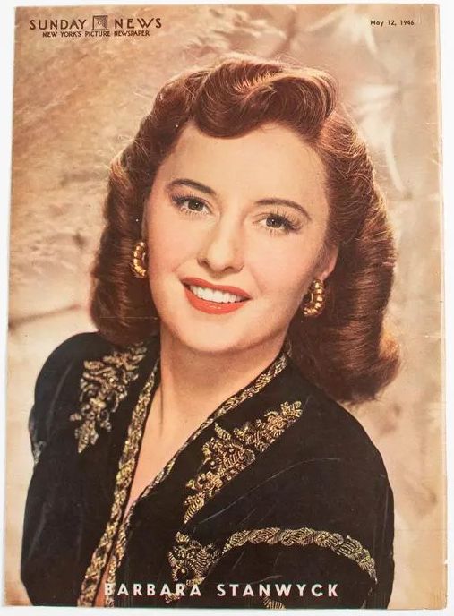 Barbara Stanwyck magazine cover