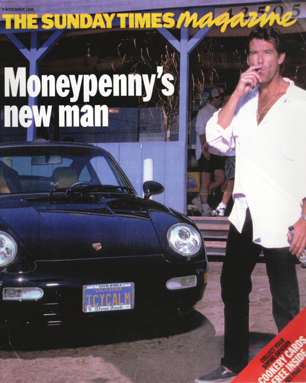SUNDAY TIMES MAGAZINE|THE magazine side cover 5 November 1995