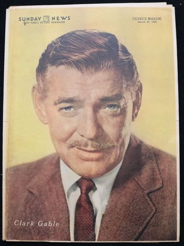 SUNDAY NEWS magazine side cover 27 March 1955