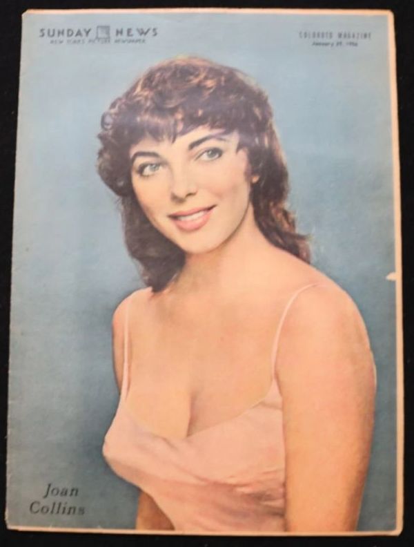 SUNDAY NEWS magazine side cover 29 January 1956