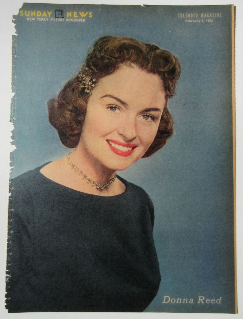 SUNDAY NEWS magazine side cover 5 February 1956