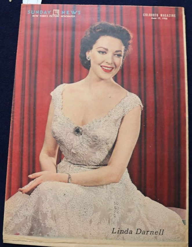 SUNDAY NEWS magazine side cover 17 June 1956