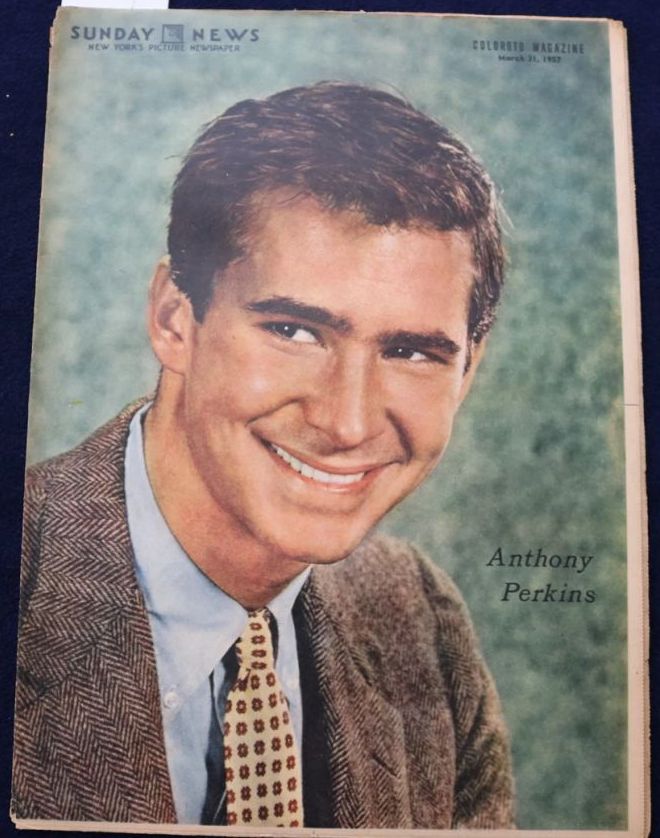 SUNDAY NEWS magazine side cover 31 March 1957
