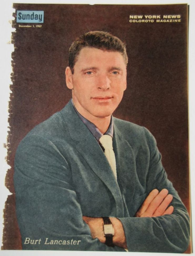 SUNDAY NEWS magazine side cover 1 December 1957