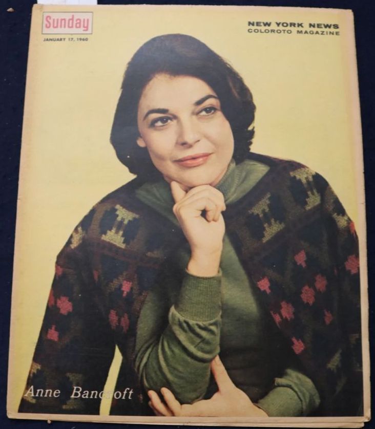 SUNDAY NEWS magazine side cover 17 January 1960