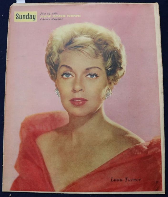 SUNDAY NEWS magazine side cover 24 July 1960