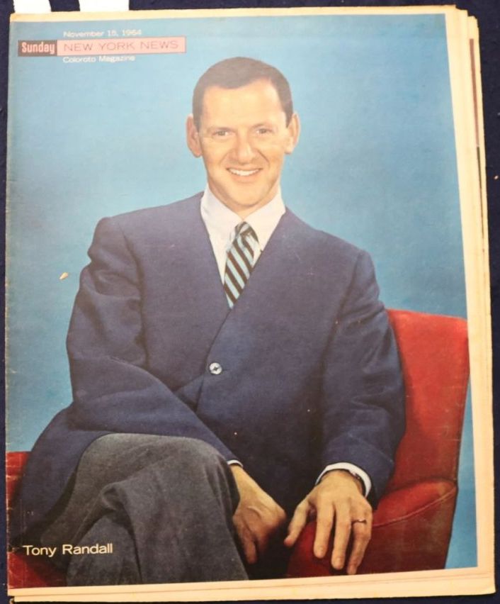 SUNDAY NEWS magazine side cover 15 November 1964