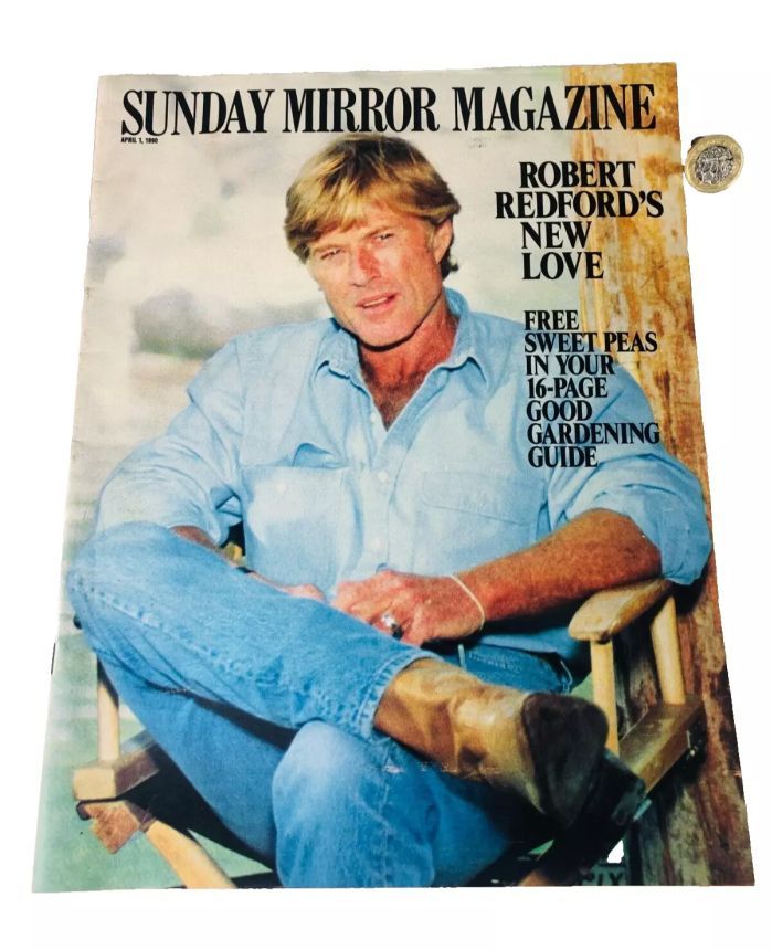 SUNDAY MIRROR MAGAZINE magazine side cover 1 April 1990