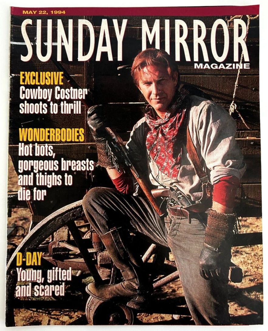 SUNDAY MIRROR MAGAZINE magazine side cover 22 May 1994