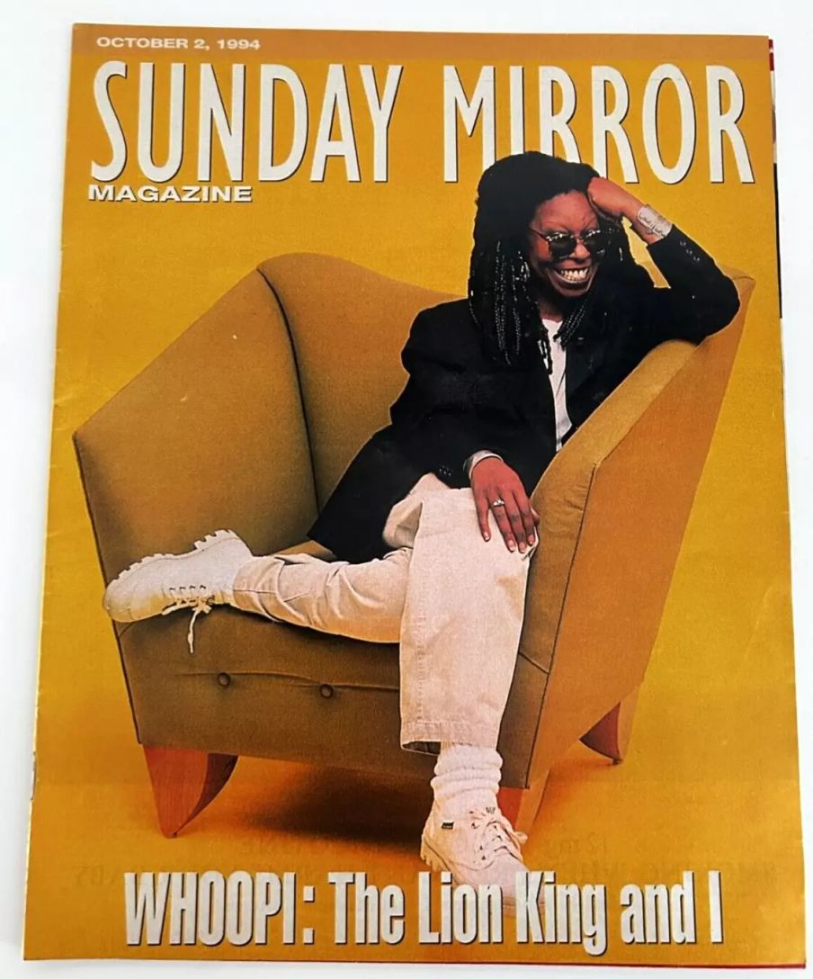 SUNDAY MIRROR MAGAZINE magazine side cover 2 October 1994