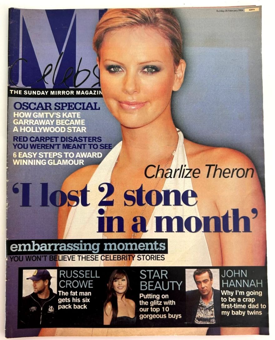 SUNDAY MIRROR MAGAZINE magazine side cover 29 February 2004