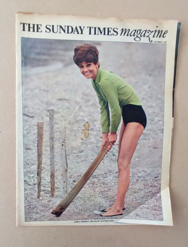 SUNDAY TIMES MAGAZINE|THE magazine side cover 4 September 1966