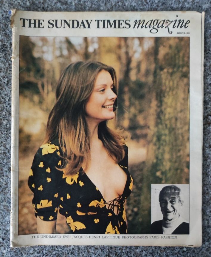 SUNDAY TIMES MAGAZINE|THE magazine side cover 18 March 1973