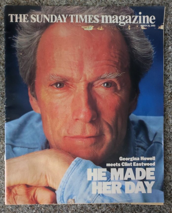 SUNDAY TIMES MAGAZINE|THE magazine side cover 28 March 1993