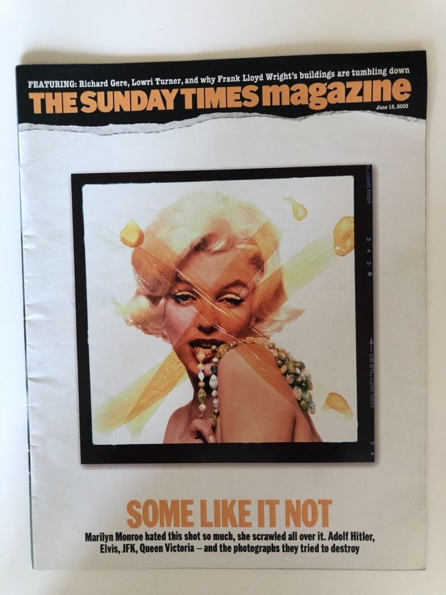 SUNDAY TIMES MAGAZINE|THE magazine side cover 12 June 2005