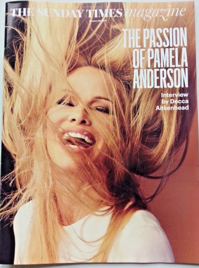 SUNDAY TIMES MAGAZINE|THE magazine side cover 29 January 2023