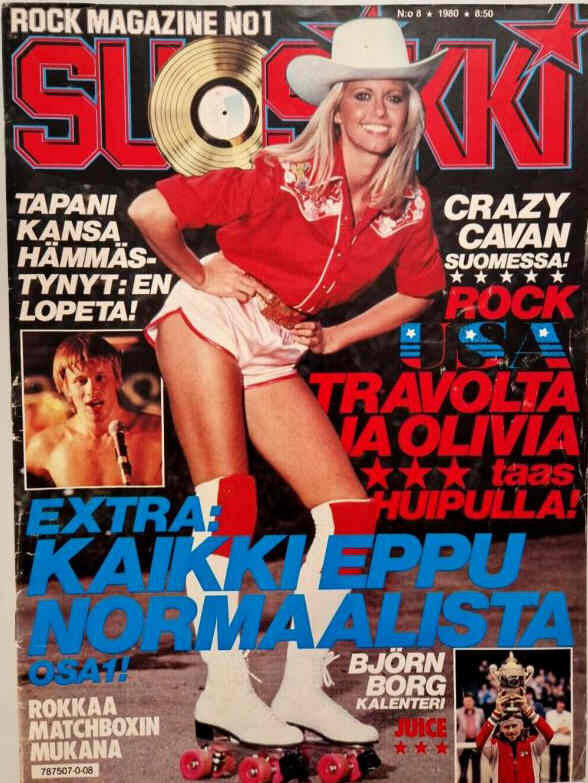 SUOSIKKI magazine side cover Issue 8   1980