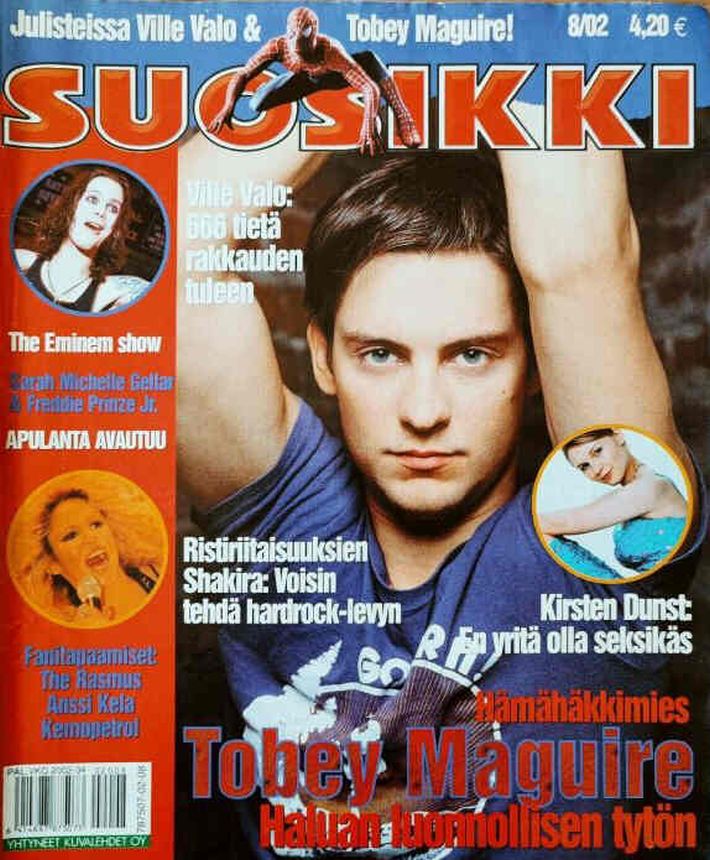 SUOSIKKI magazine side cover  August 2002