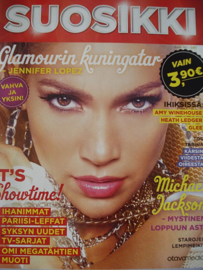SUOSIKKI magazine side cover  August 2011