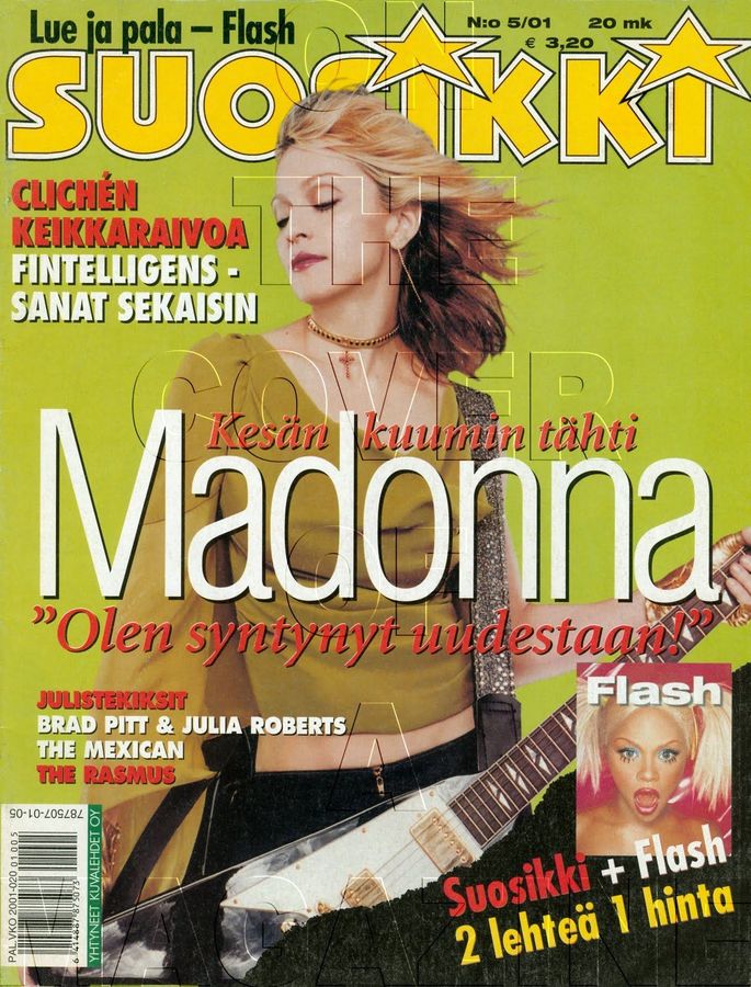 SUOSIKKI magazine side cover Issue 5 May 2001