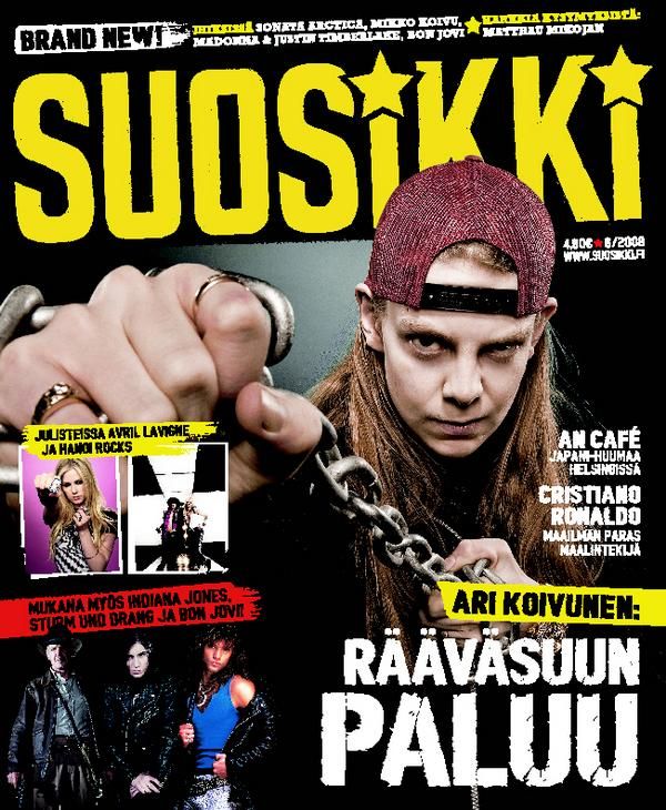 SUOSIKKI magazine side cover Issue 6 June 2003