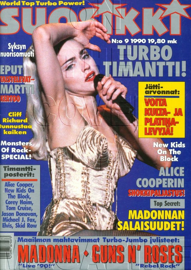 SUOSIKKI magazine side cover Issue 9  1990
