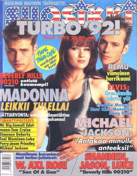 SUOSIKKI magazine side cover Issue 9 September 1992
