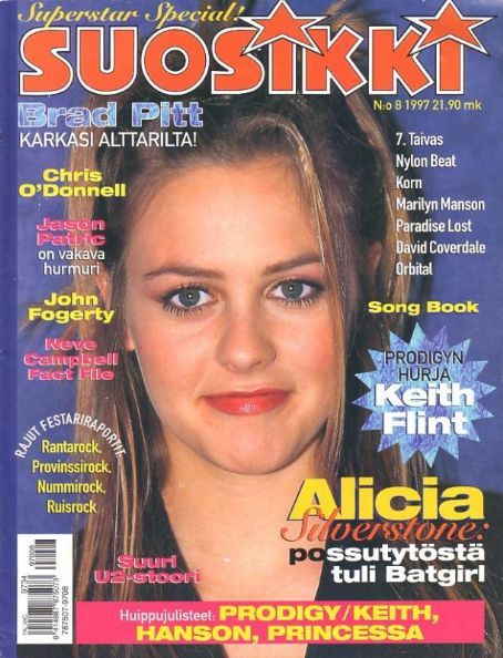 SUOSIKKI magazine side cover Issue 8 August 1997