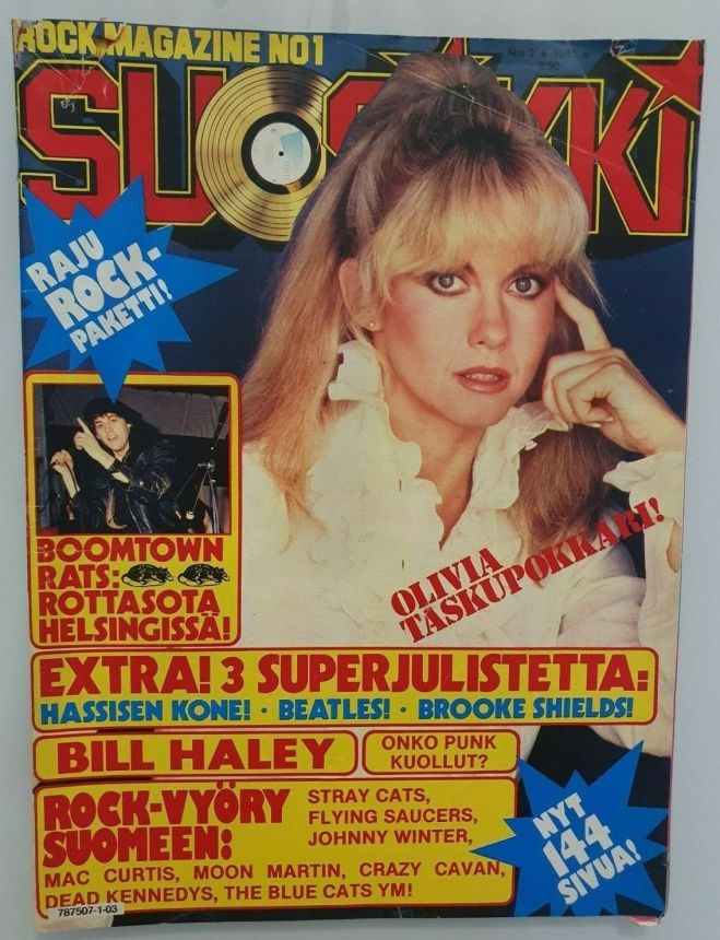 SUOSIKKI magazine side cover  March 1981