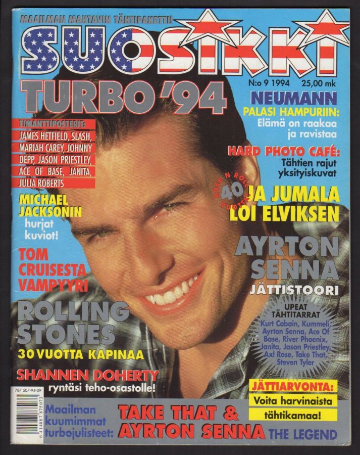 SUOSIKKI magazine side cover Issue 9   1994
