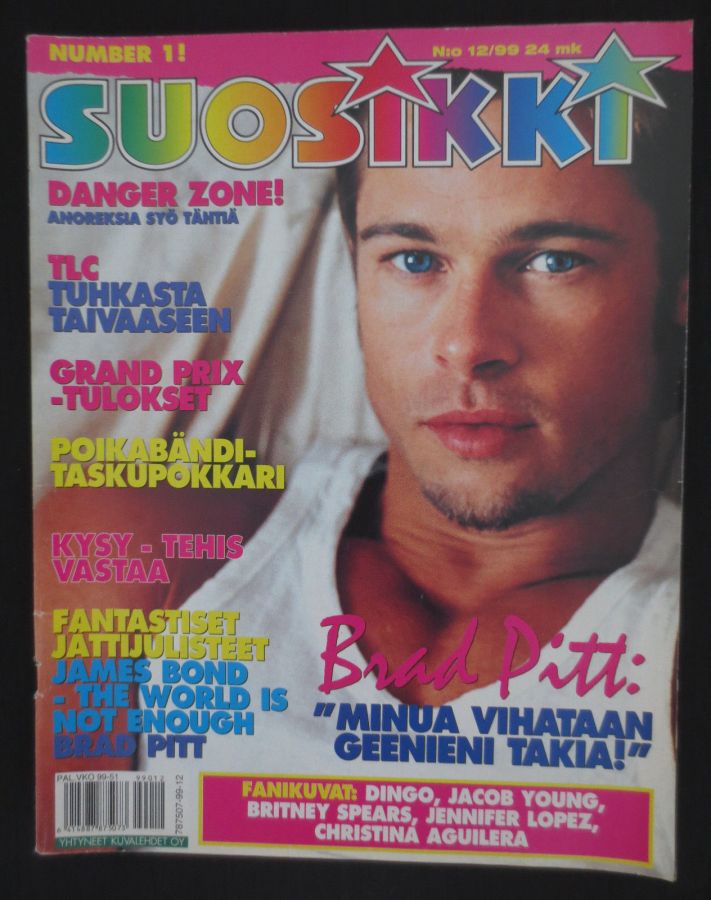 SUOSIKKI magazine side cover  December 1999