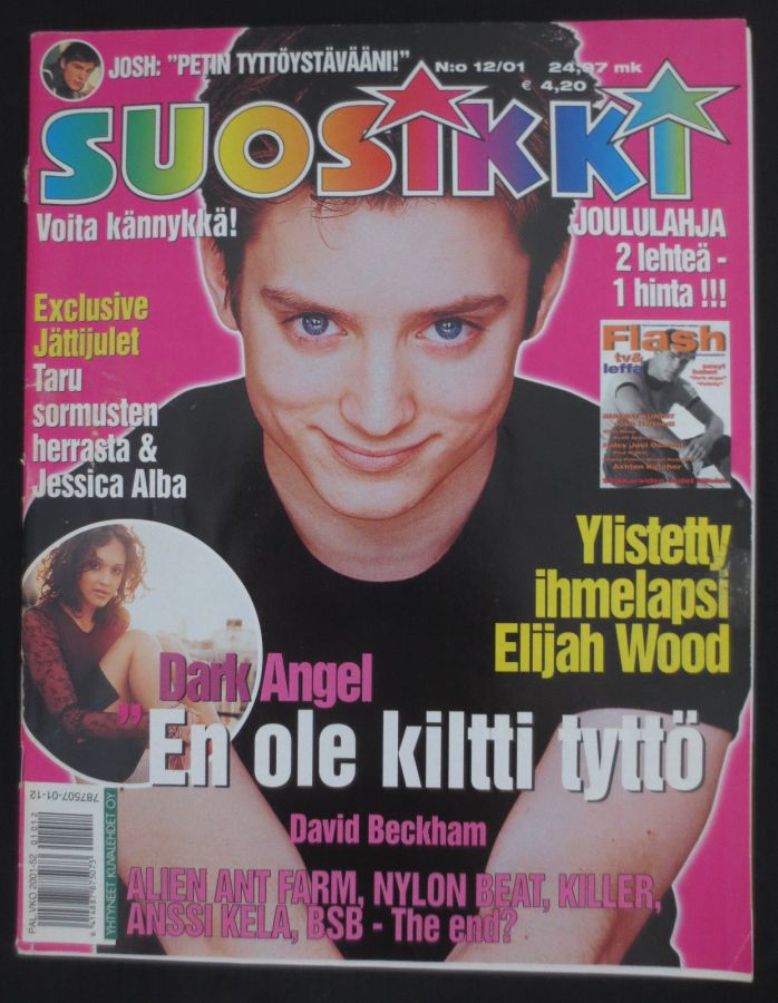 SUOSIKKI magazine side cover Issue 12  December 2001