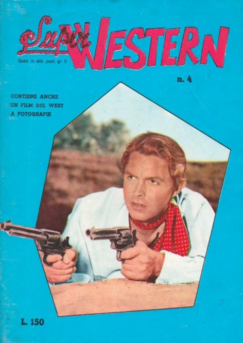 SUPER WESTERN magazine side cover Issue 4 24 November 1964
