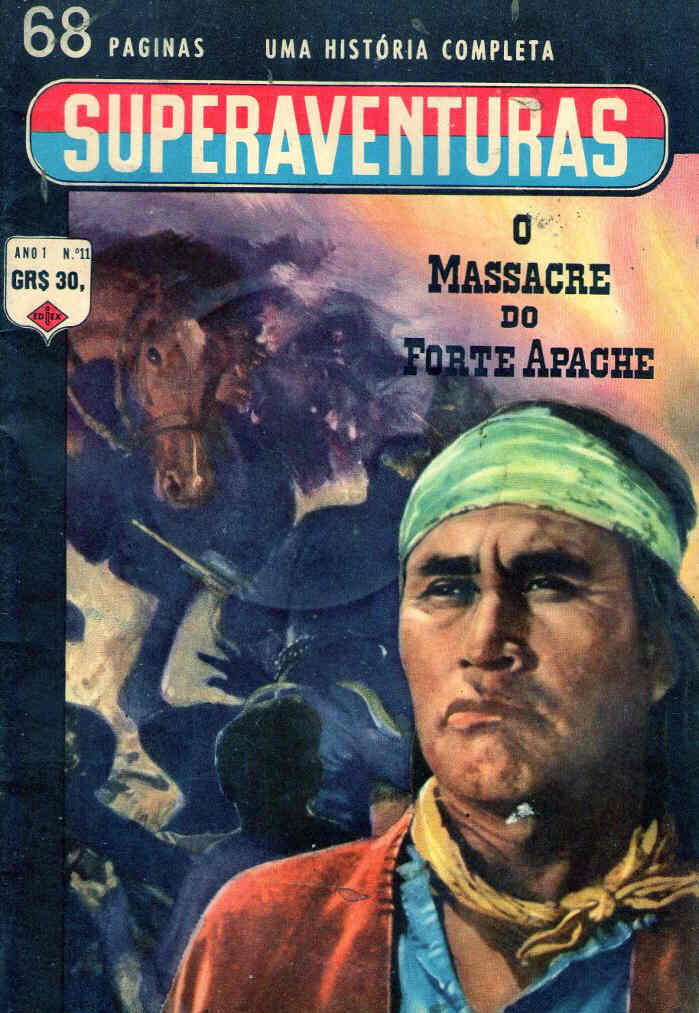 SUPERAVENTURAS magazine side cover Issue 11 November 1961