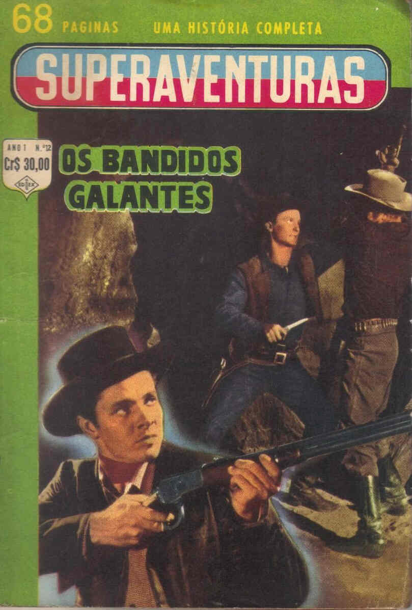 SUPERAVENTURAS magazine side cover Issue 12 December 1961