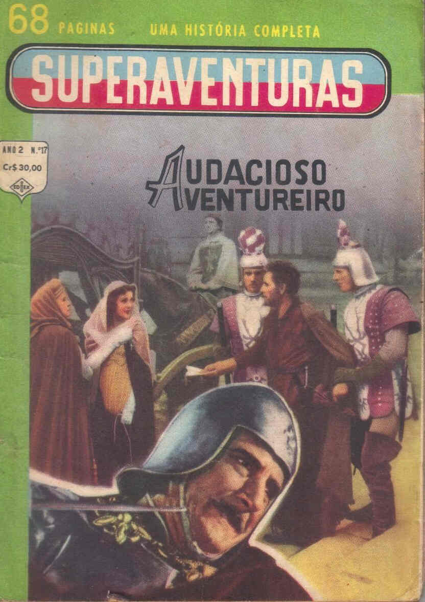 SUPERAVENTURAS magazine side cover Issue 17 May 1962
